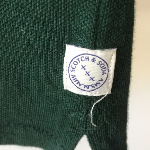 Scotch & Soda Large Green Polo Shirt - Picture 3 of 5